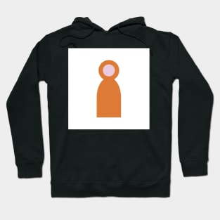 Orange people person Hoodie